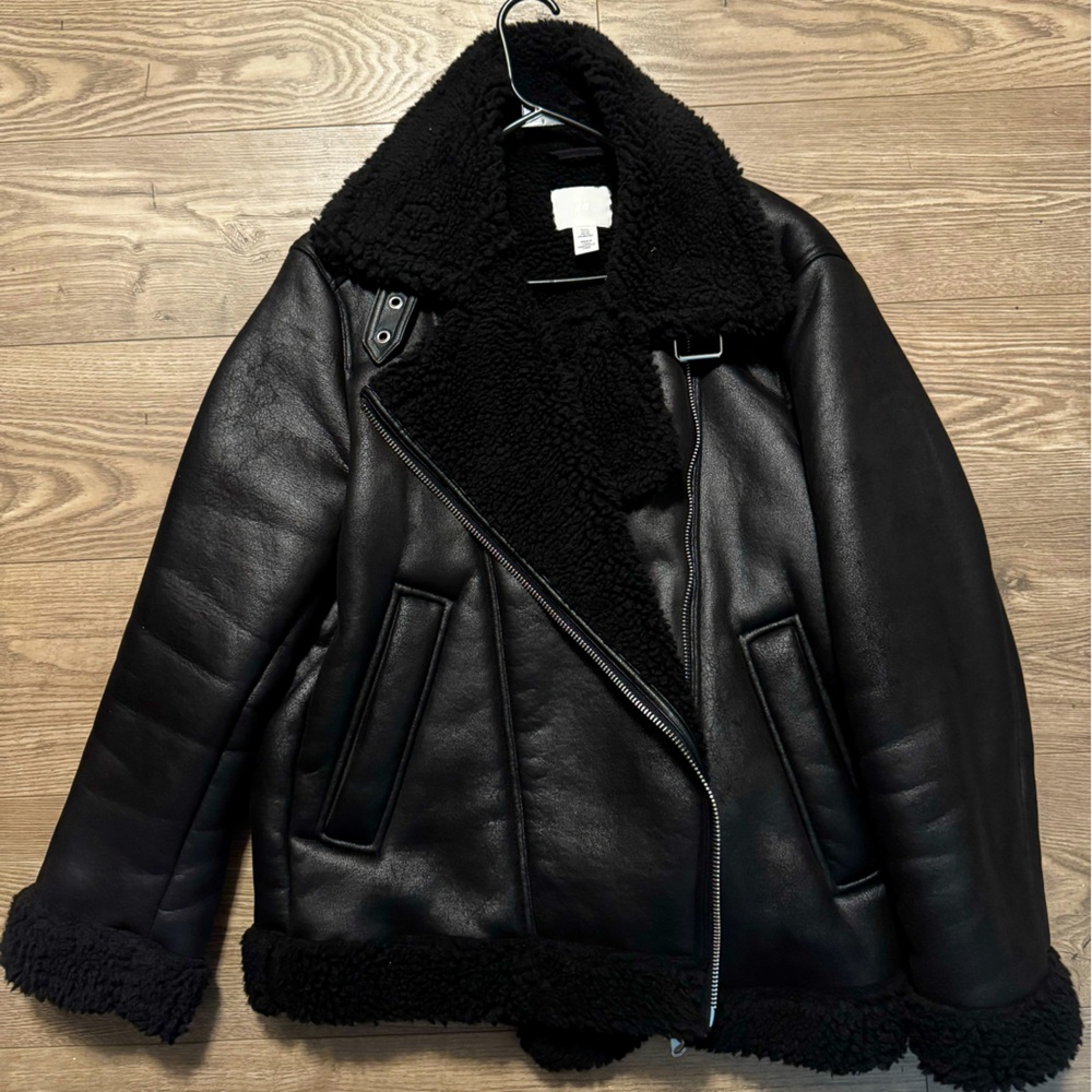 Women’s black motorcycle Jacket